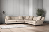 Deni Grand Corner Sofa - Recycled Cotton Natural-nkuku