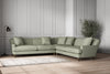 Deni Grand Corner Sofa - Recycled Cotton Seaspray-nkuku