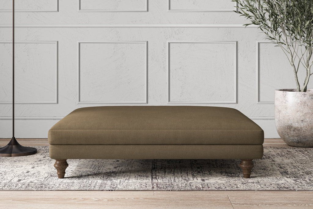 Deni Grand Footstool - Brera Linen Chestnut-nkuku