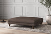 Deni Grand Footstool - Recycled Cotton Mocha-nkuku