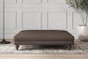 Deni Grand Footstool - Recycled Cotton Mocha-nkuku