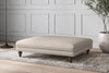 Deni Grand Footstool - Recycled Cotton Natural-nkuku