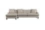 Deni Grand Left Hand Chaise Sofa - Brera Linen Charcoal-nkuku