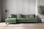 Deni Grand Left Hand Chaise Sofa - Brera Linen Jade-nkuku