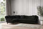 Deni Grand Left Hand Corner Sofa - Brera Linen Charcoal-nkuku