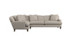 Deni Grand Left Hand Corner Sofa - Brera Linen Charcoal-nkuku