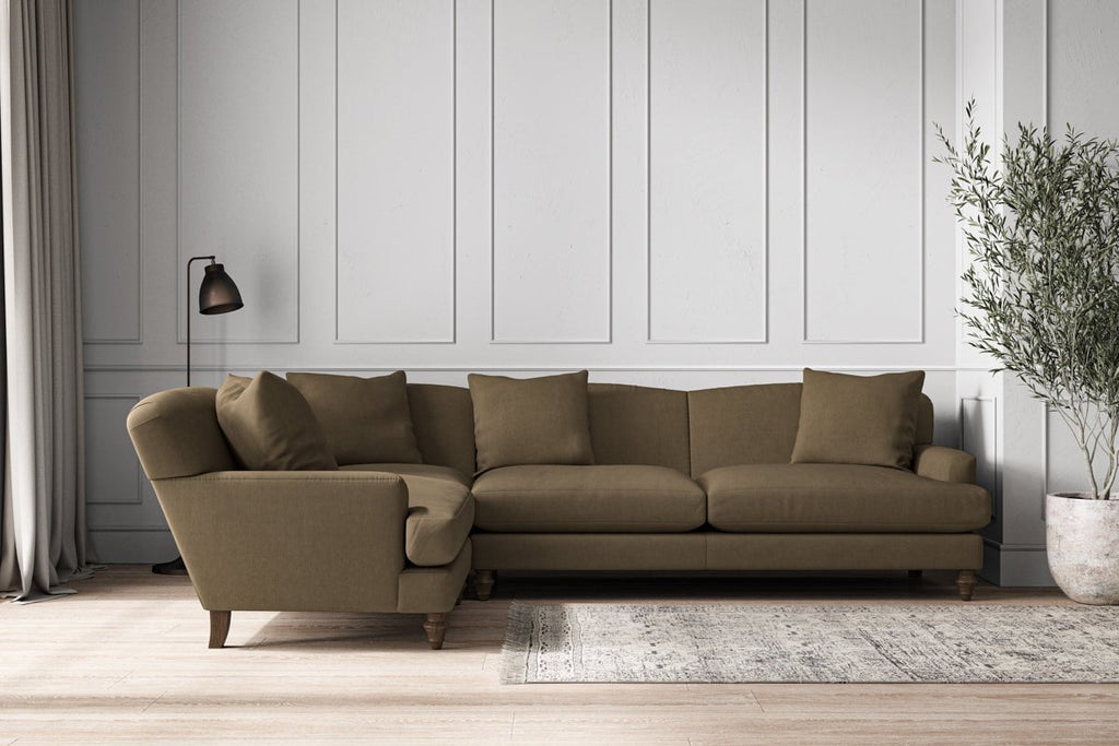 Deni Grand Left Hand Corner Sofa - Brera Linen Chestnut-nkuku