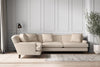 Deni Grand Left Hand Corner Sofa - Recycled Cotton Natural-nkuku