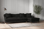 Deni Grand Right Hand Chaise Sofa - Brera Linen Charcoal-nkuku