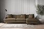 Deni Grand Right Hand Chaise Sofa - Brera Linen Chestnut-nkuku