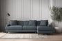 Deni Grand Right Hand Chaise Sofa - Brera Linen Dusk-nkuku