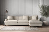 Deni Grand Right Hand Chaise Sofa - Brera Linen Natural-nkuku