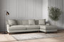 Deni Grand Right Hand Chaise Sofa - Brera Linen Smoke-nkuku