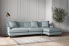 Deni Grand Right Hand Chaise Sofa - Recycled Cotton Horizon-nkuku