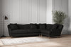 Deni Grand Right Hand Corner Sofa - Brera Linen Charcoal-nkuku