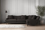 Deni Grand Right Hand Corner Sofa - Brera Linen Espresso-nkuku