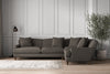 Deni Grand Right Hand Corner Sofa - Brera Linen Granite-nkuku