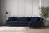 Deni Grand Right Hand Corner Sofa - Brera Linen Indigo-nkuku