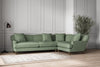 Deni Grand Right Hand Corner Sofa - Brera Linen Jade-nkuku