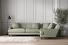 Deni Grand Right Hand Corner Sofa - Recycled Cotton Seaspray-nkuku