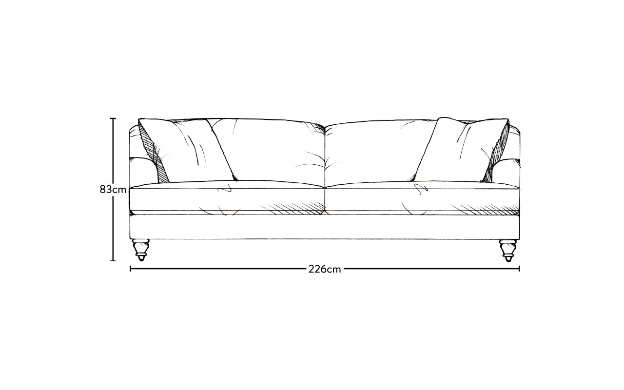 Deni Grand Sofa - Brera Linen Dusk-nkuku