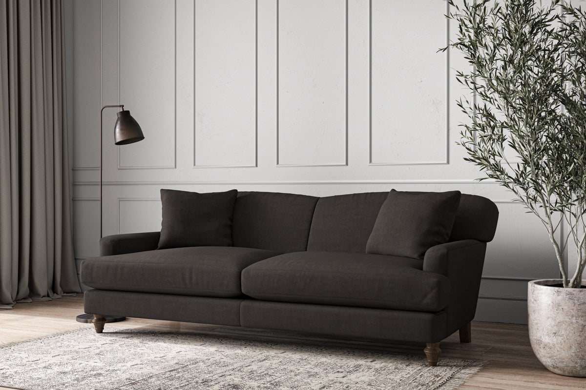 Deni Grand Sofa - Brera Linen Espresso-nkuku