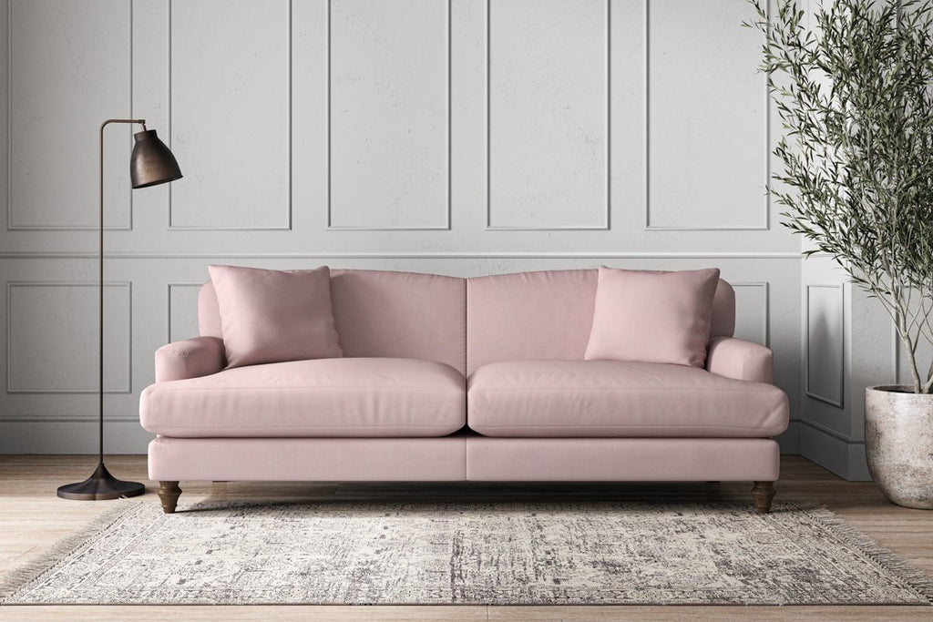 Deni Grand Sofa - Recycled Cotton Lavender-nkuku