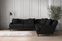 Deni Large Corner Sofa - Brera Linen Charcoal-nkuku