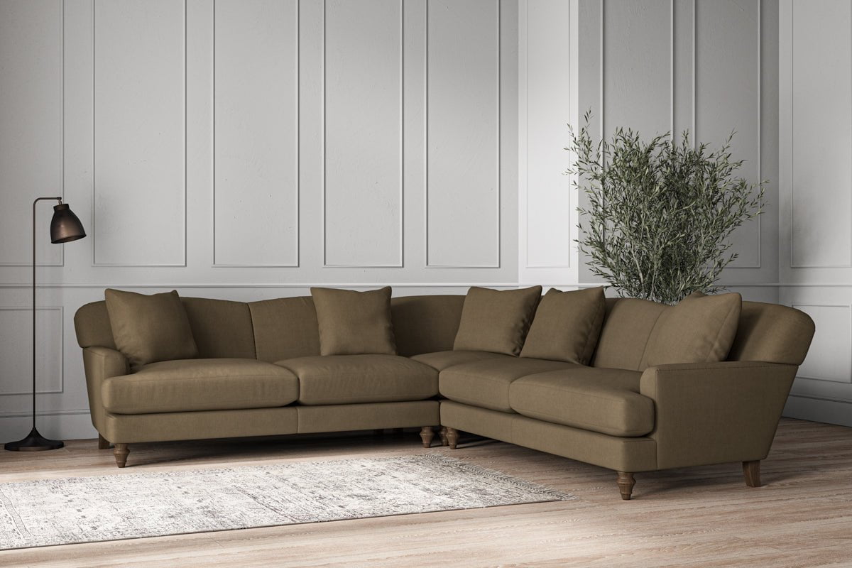 Deni Large Corner Sofa - Brera Linen Chestnut-nkuku