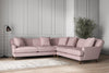 Deni Large Corner Sofa - Recycled Cotton Lavender-nkuku