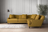 Deni Large Corner Sofa - Recycled Cotton Ochre-nkuku