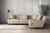 Deni Large Corner Sofa - Recycled Cotton Stone-nkuku