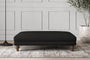 Deni Large Footstool - Brera Linen Charcoal-nkuku