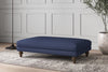 Deni Large Footstool - Recycled Cotton Navy-nkuku