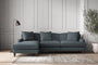 Deni Large Left Hand Chaise Sofa - Brera Linen Dusk-nkuku