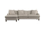 Deni Large Left Hand Chaise Sofa - Brera Linen Natural-nkuku