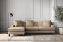 Deni Large Left Hand Chaise Sofa - Brera Linen Pebble-nkuku