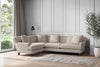 Deni Large Left Hand Corner Sofa - Brera Linen Natural-nkuku