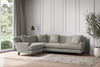 Deni Large Left Hand Corner Sofa - Brera Linen Smoke-nkuku