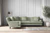 Deni Large Left Hand Corner Sofa - Recycled Cotton Seaspray-nkuku