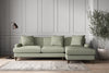 Deni Large Right Hand Chaise Sofa - Recycled Cotton Seaspray-nkuku