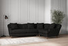 Deni Large Right Hand Corner Sofa - Brera Linen Charcoal-nkuku