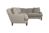 Deni Large Right Hand Corner Sofa - Brera Linen Charcoal-nkuku