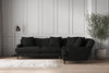 Deni Large Right Hand Corner Sofa - Brera Linen Charcoal-nkuku