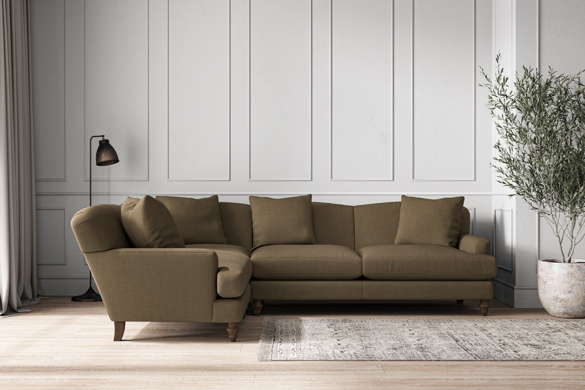 Deni Large Right Hand Corner Sofa - Brera Linen Chestnut-nkuku