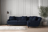 Deni Large Right Hand Corner Sofa - Brera Linen Indigo-nkuku