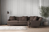 Deni Large Right Hand Corner Sofa - Recycled Cotton Mocha-nkuku