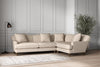 Deni Large Right Hand Corner Sofa - Recycled Cotton Natural-nkuku