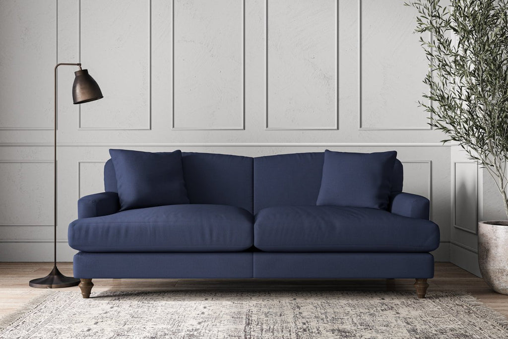 Deni Large Sofa - Recycled Cotton Navy-nkuku