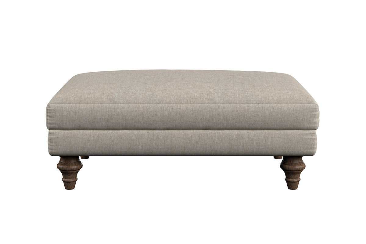 Deni Medium Footstool - Brera Linen Charcoal-nkuku